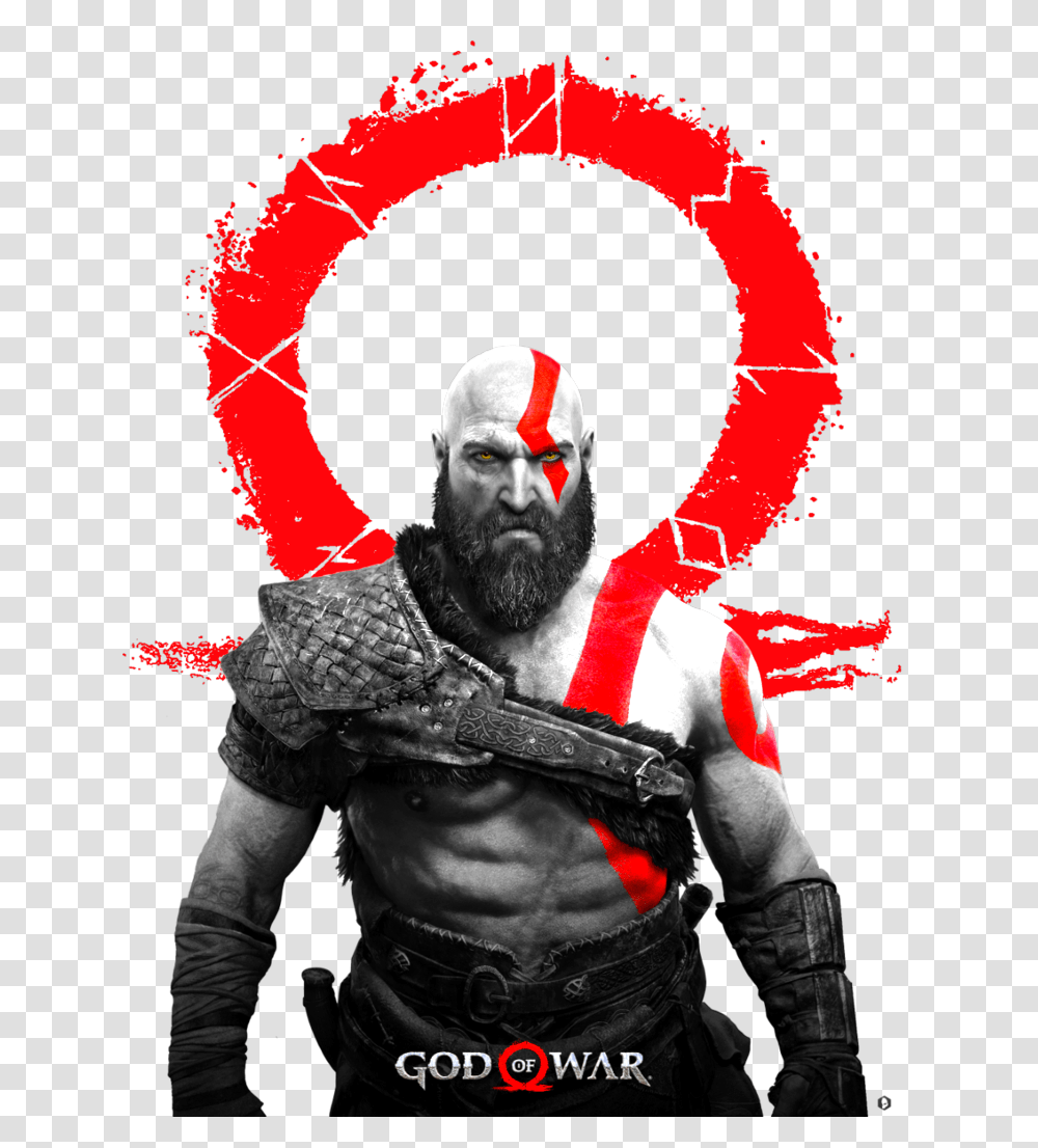 Popular And Trending Kratos Stickers, Person, Face, Hand, Beard Transparent Png