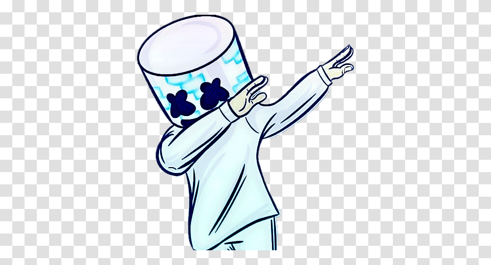 Popular And Trending Marshmello Stickers, Performer, Magician, Coffee Cup, Astronaut Transparent Png