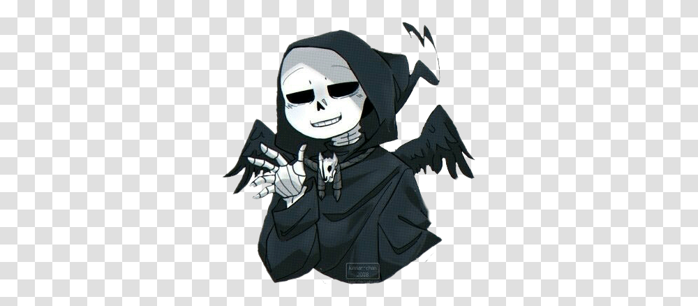 Popular And Trending Reaper Stickers Undertale Reaper, Clothing, Apparel, Person, Human Transparent Png