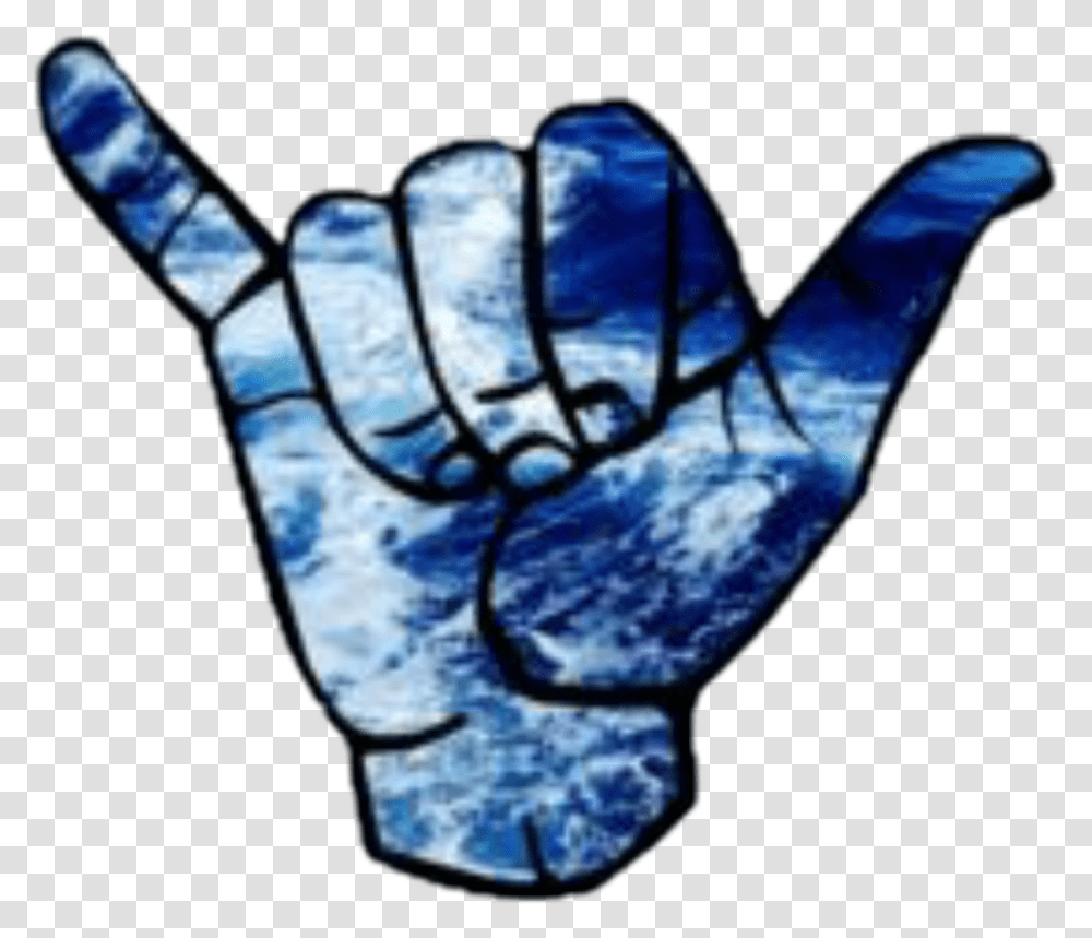 Popular And Trending Shaka Stickers, Hand, Outdoors, Nature, Ice Transparent Png