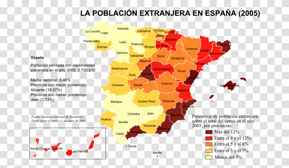 Population Density Map Of Spain, Diagram, Plot, Atlas Transparent Png