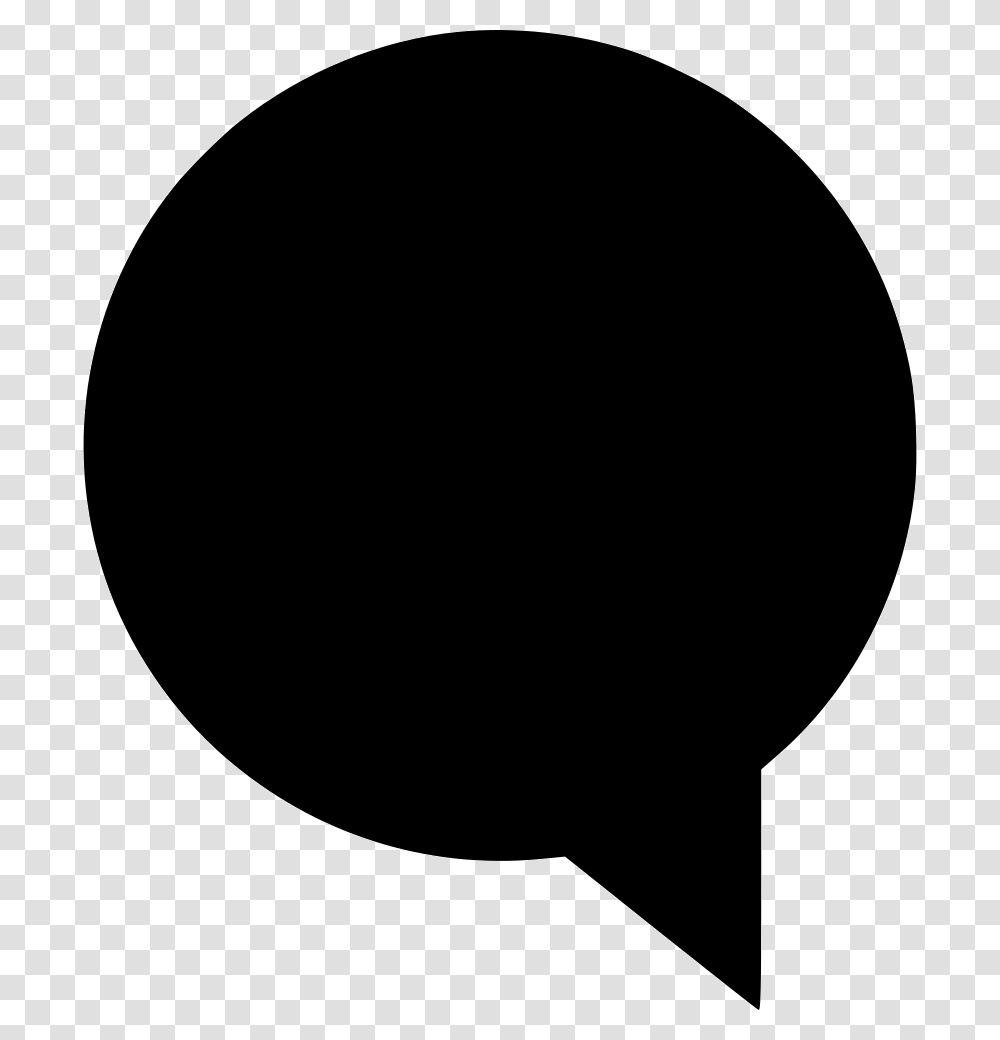 Popup Conversation Chat Txt Black Chat Icon, Silhouette, Moon, Astronomy, Outdoors Transparent Png