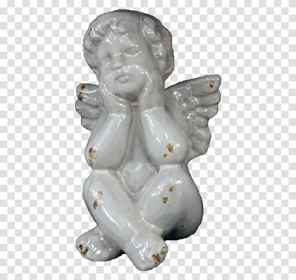 Porcelain Angel, Figurine, Pottery, Snowman Transparent Png