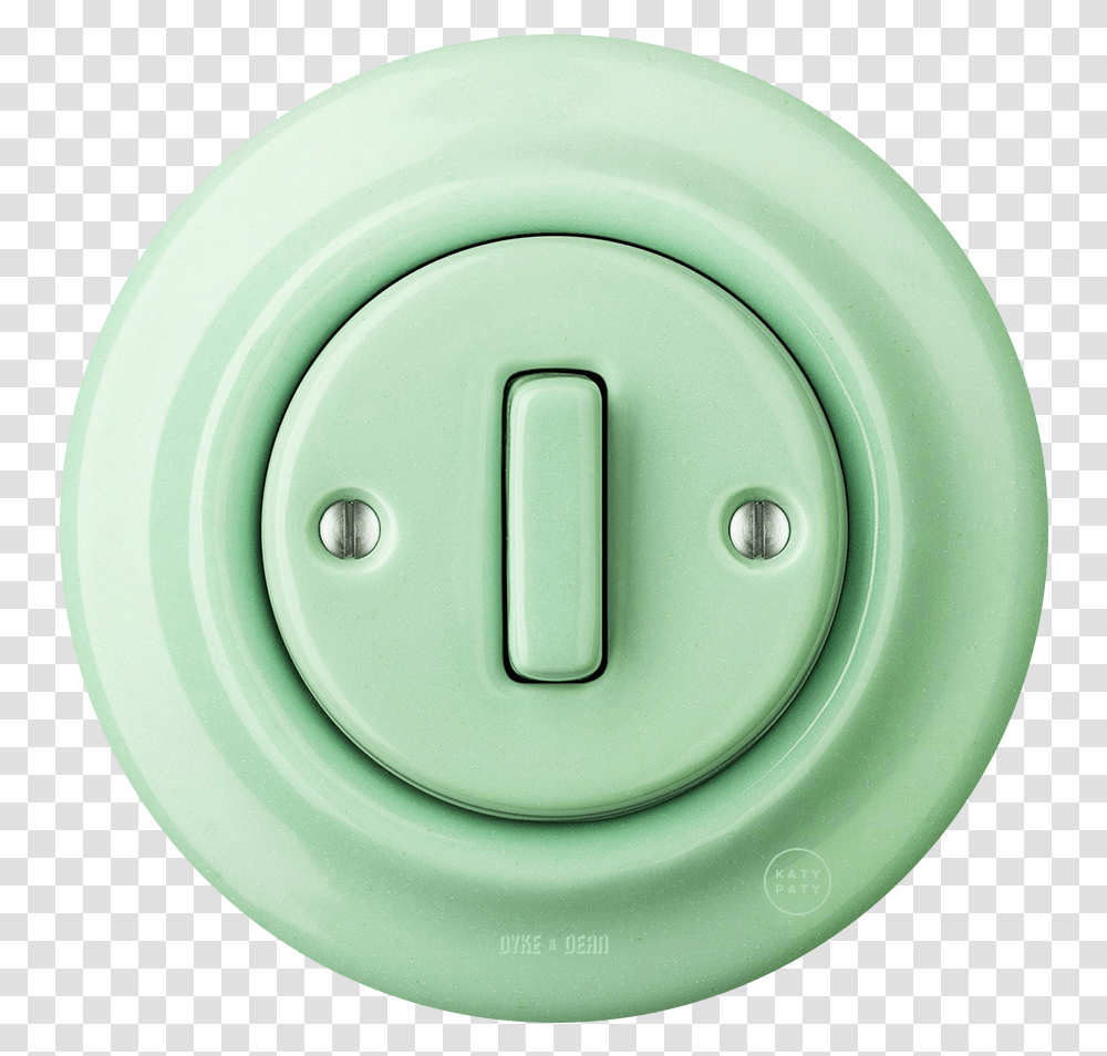 Porcelain Wall Switch Mint Slim Button Keramik Lichtschalter, Electrical Device Transparent Png