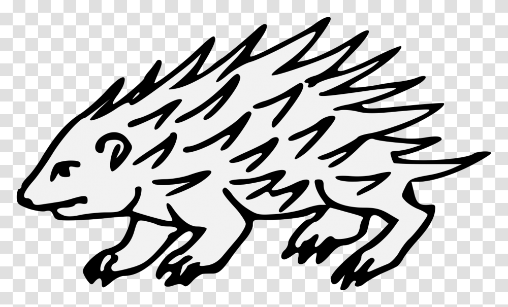 Porcupine, Tree, Plant, Stencil Transparent Png