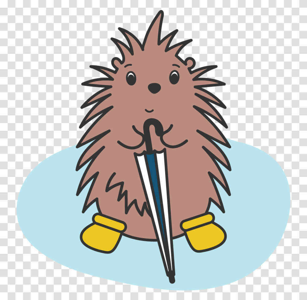 Porcupine Umbrellaclosed Suicide Is Different, Rodent, Mammal, Animal, Beaver Transparent Png