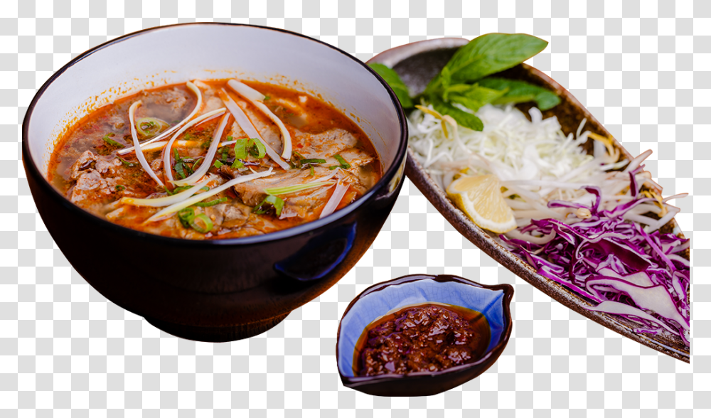 Pork Amp Beef Rice Vermicelli In Spicy Soup Curry, Bowl, Dish, Meal, Food Transparent Png
