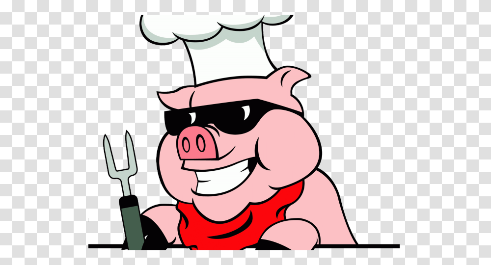 Pork Clipart Pig Mud, Label, Hand, Scissors Transparent Png