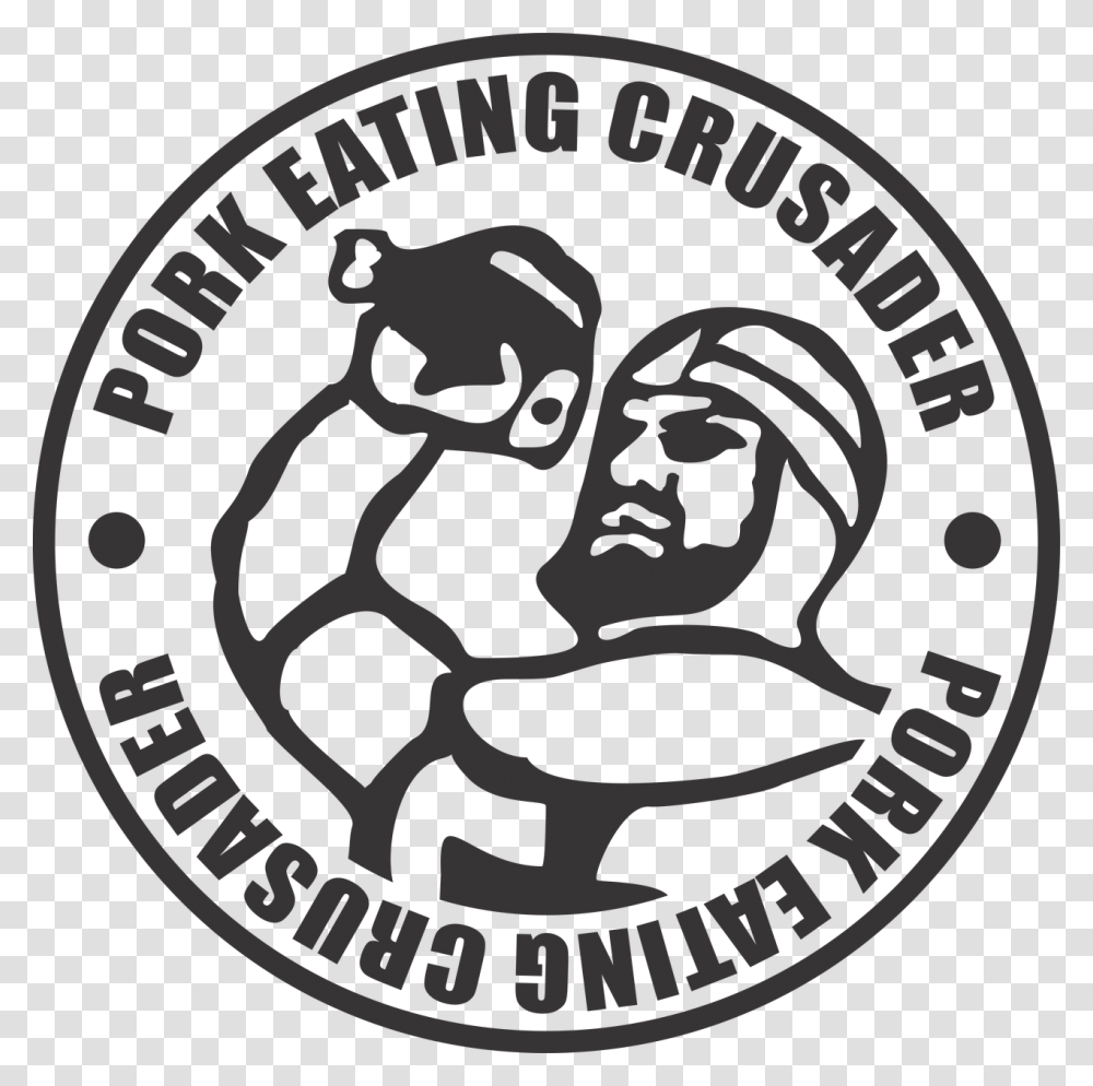 Pork Eating Crusader Shirt Cordova Catholic Cooperative School, Logo, Trademark, Label Transparent Png