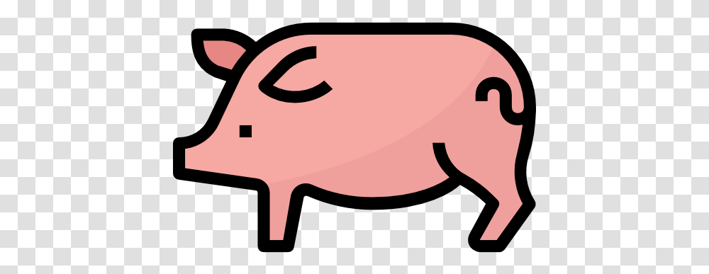 Pork Free Food Icons Pork, Piggy Bank, Animal, Mammal Transparent Png