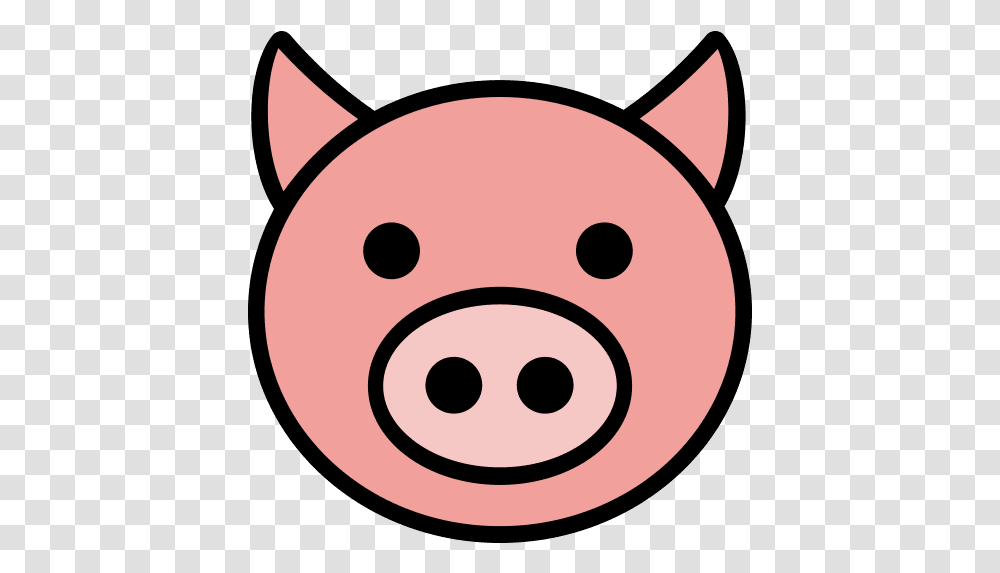 Pork Icon And Svg Vector Free Download Icon, Piggy Bank, Giant Panda, Bear, Wildlife Transparent Png