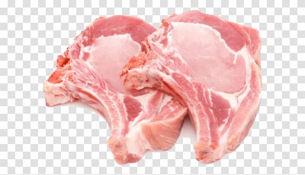 Pork Image End Cut Pork Chops, Food, Steak, Bacon, Ham Transparent Png
