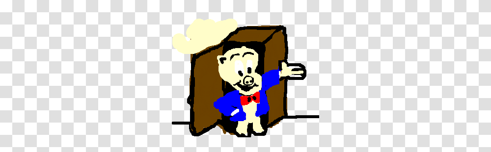 Porky Pig Just Came Out Of The Closet Bitch Drawing, Mascot Transparent Png