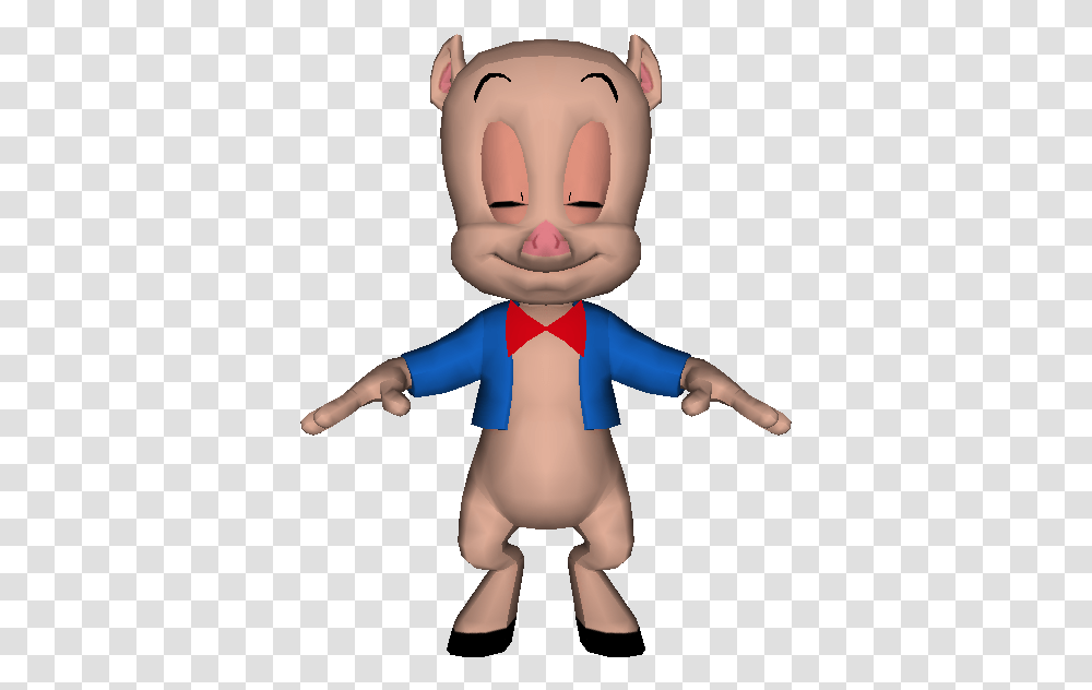 Porky Pig New Looney Tunes Clipart Porky New Looney Tunes, Toy, Doll, Figurine Transparent Png