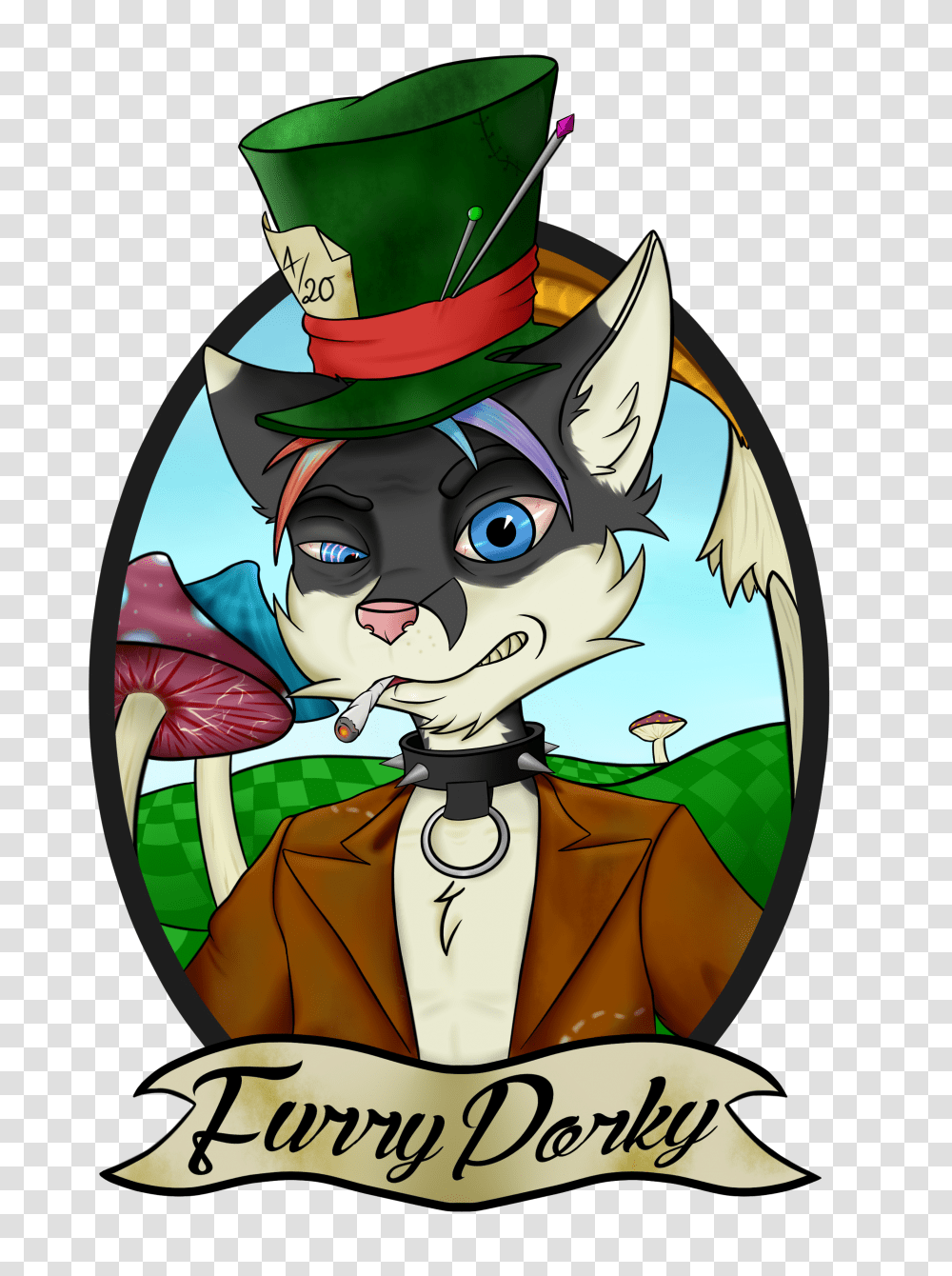 Porky The Mad Hatter Weasyl, Performer, Person, Costume Transparent Png
