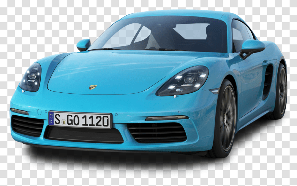 Porsche 718 Cayman's Blue Car Image Blue Porsche 718 Cayman, Vehicle, Transportation, Tire, Wheel Transparent Png