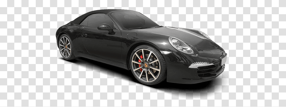Porsche 911 Cabrio 2d Schwarz, Car, Vehicle, Transportation, Automobile Transparent Png