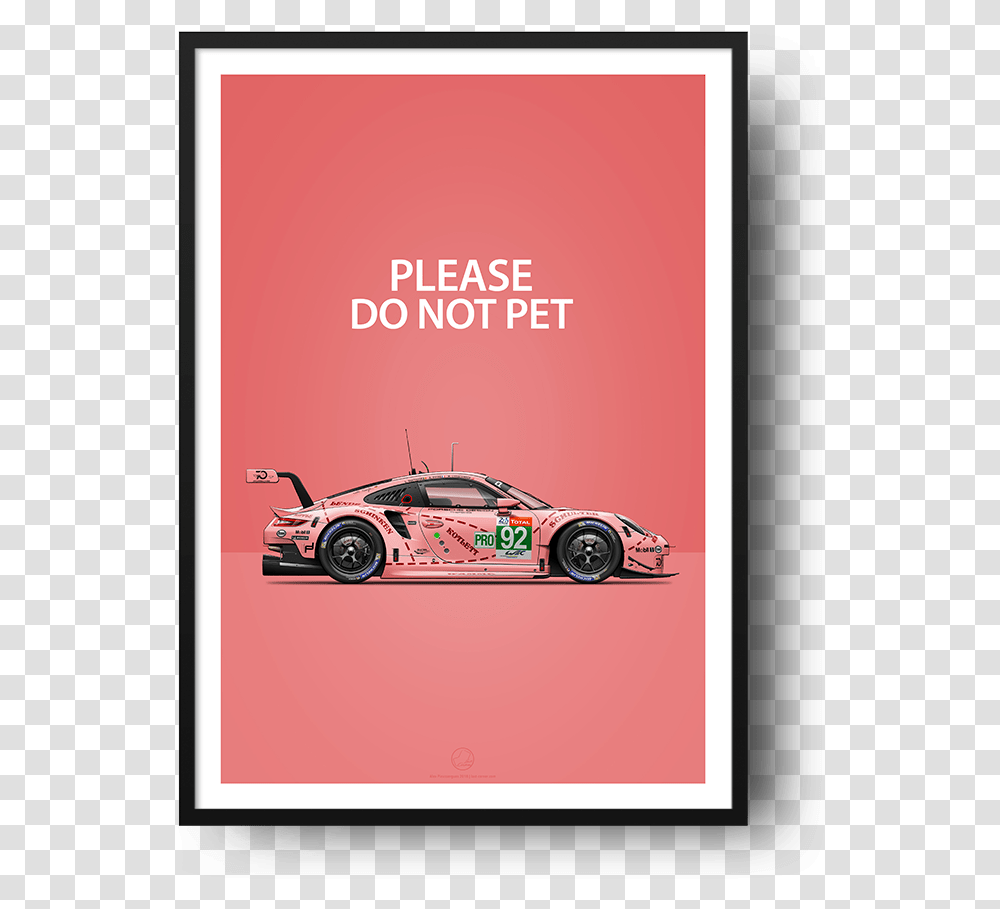 Porsche 911 Rsr Pink Pig 2018 Clean 2 Lamborghini, Car, Vehicle, Transportation, Poster Transparent Png
