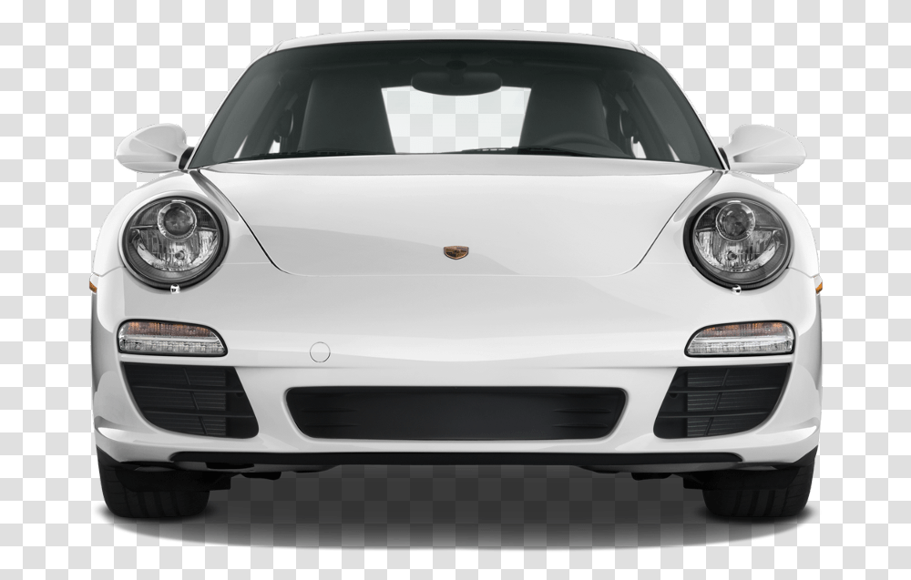 Porsche 997 Carrera Car Front 911 White, Vehicle, Transportation, Sedan, Bumper Transparent Png