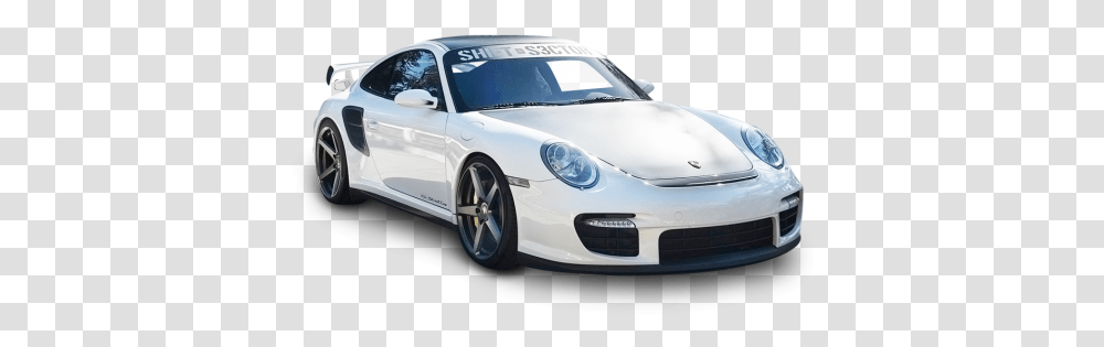 Porsche 997 Gt2 White Car Image Porsche Gt2, Vehicle, Transportation, Automobile, Sports Car Transparent Png