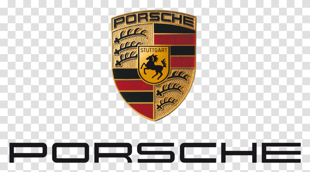 Porsche Crest 3d Logo Sticker Download Logo, Trademark, Badge, Emblem Transparent Png