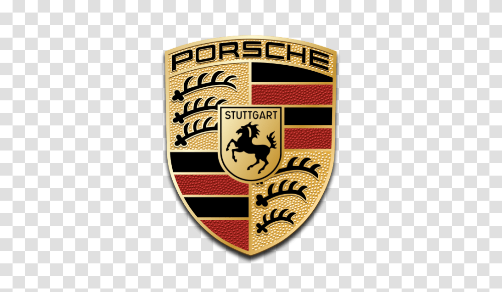 Porsche Logo Decal Porsche Logo, Symbol, Trademark, Badge, Emblem Transparent Png