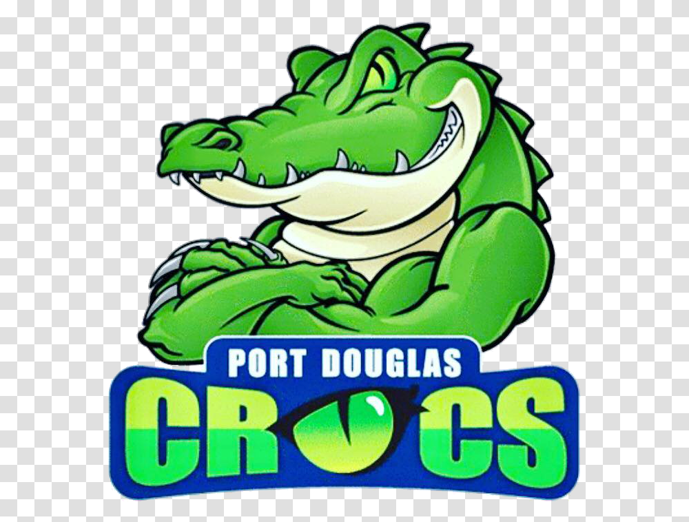 Port Douglas Crocs Afl Club Port Douglas Crocs Logo, Reptile, Animal, Crocodile, Sea Life Transparent Png