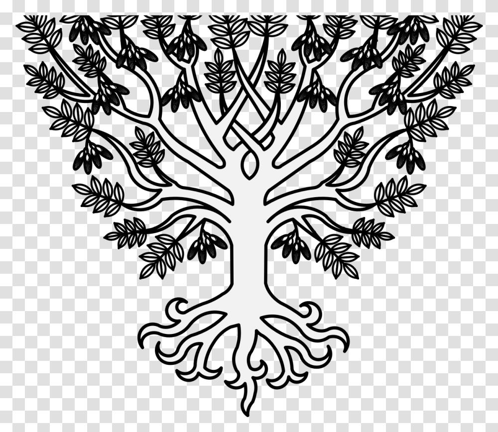 Port Drawing Tree Ash Tree Heraldry, Root, Plant, Poster, Advertisement Transparent Png