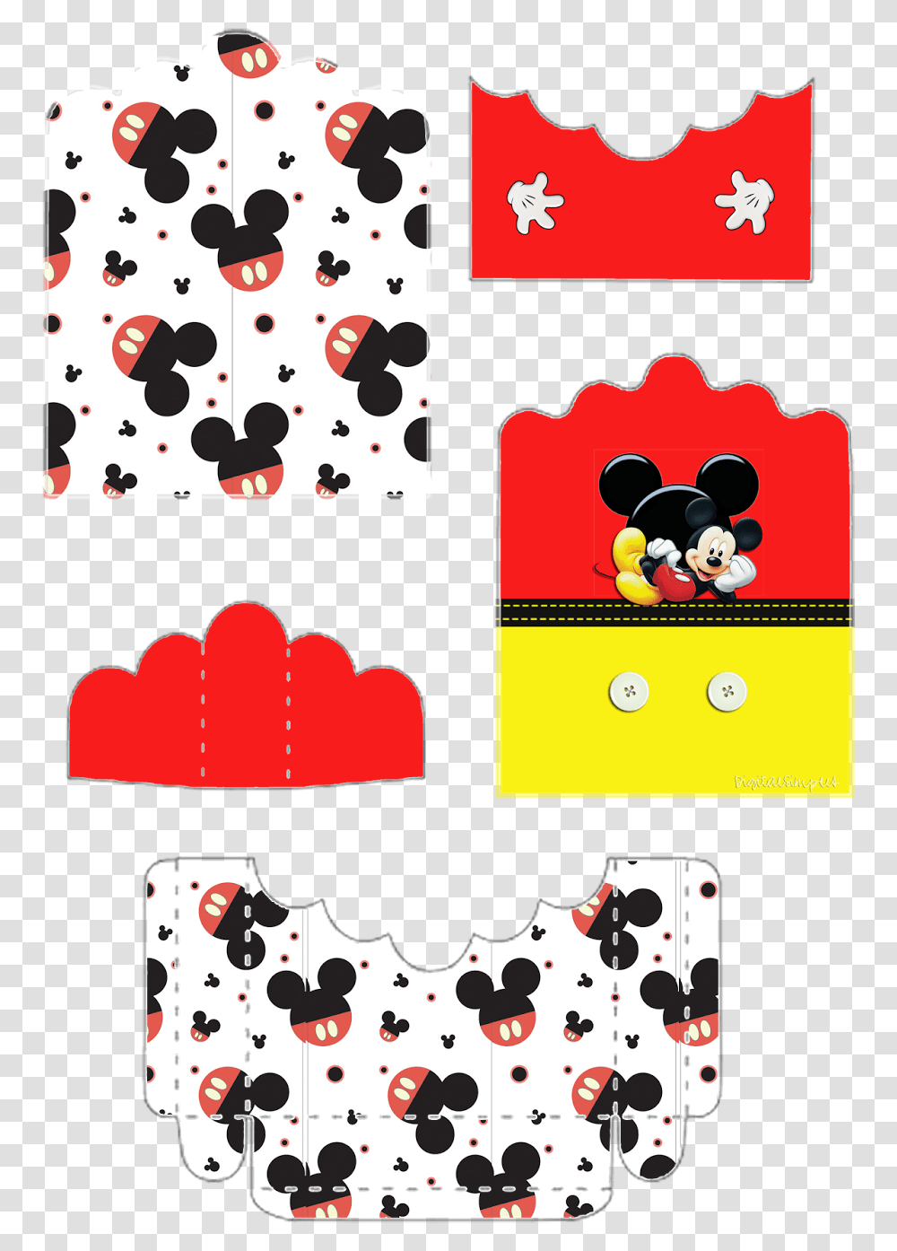 Porta Bis Mickey Mouse, Paper, Confetti Transparent Png
