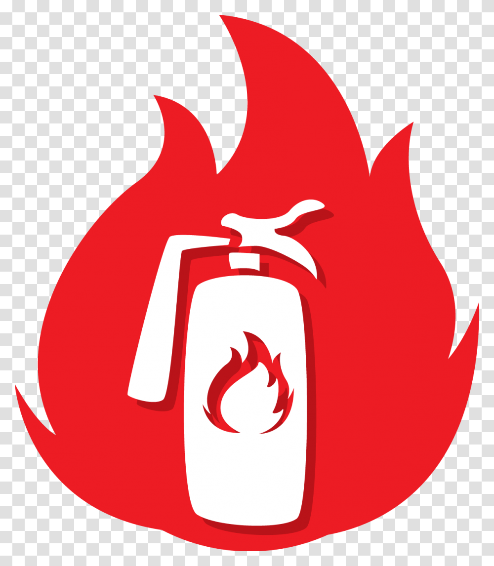 Portable Fire Extinguishers Fire Fighting Symbol, Ketchup, Food, Tree, Plant Transparent Png