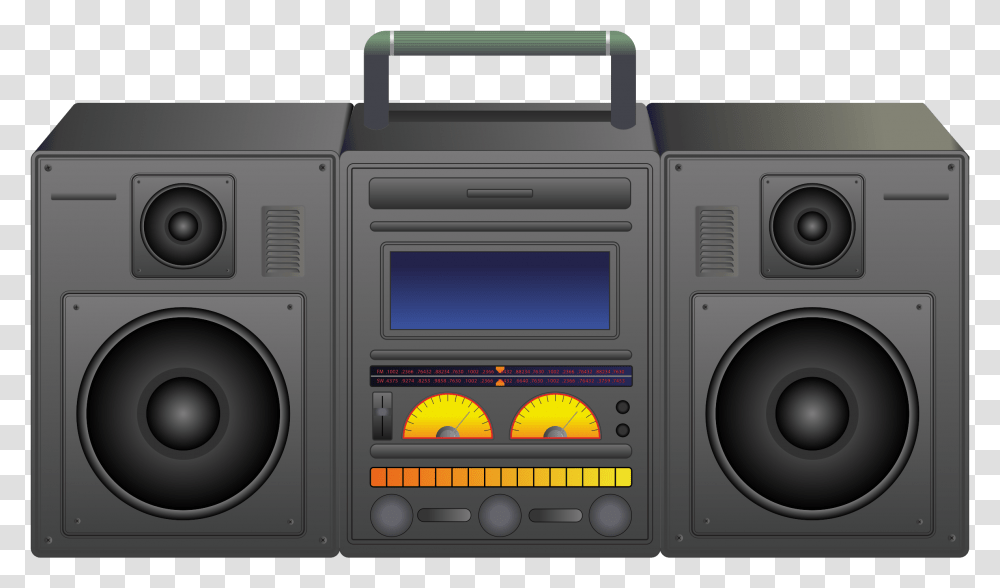 Portable Music Player Clipart Music Player, Stereo, Electronics, Radio, Tape Player Transparent Png