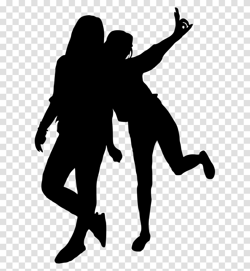 Portable Network Graphics Clip Art Silhouette Dance Girls Silhouette, Gray, World Of Warcraft Transparent Png