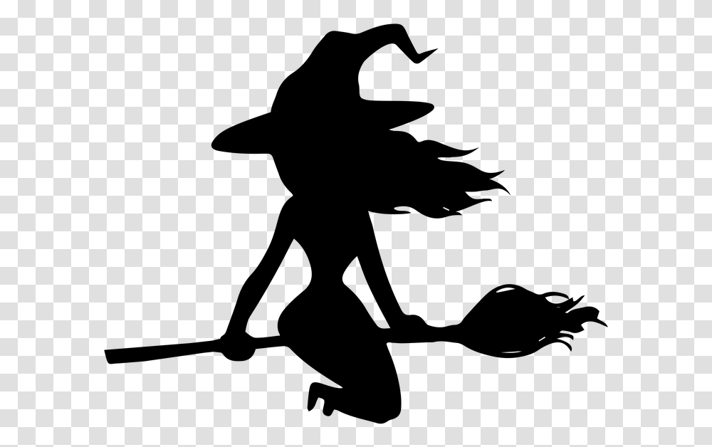 Portable Network Graphics Clip Art Silhouette Witchcraft Free Halloween Witch Clip Art, Gray, World Of Warcraft Transparent Png