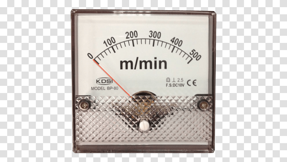 Portable Precise Bp 80 Dc10v 500mmin Auto Tachometer Metro Por Minuto Analogico, Gauge Transparent Png