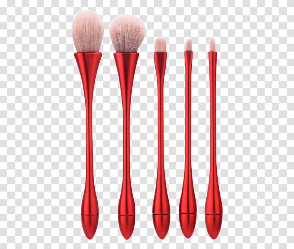 Portable Tear Drop Waisted Makeup Brushes Kit Cosmetics, Tool, Toothbrush, Oars Transparent Png