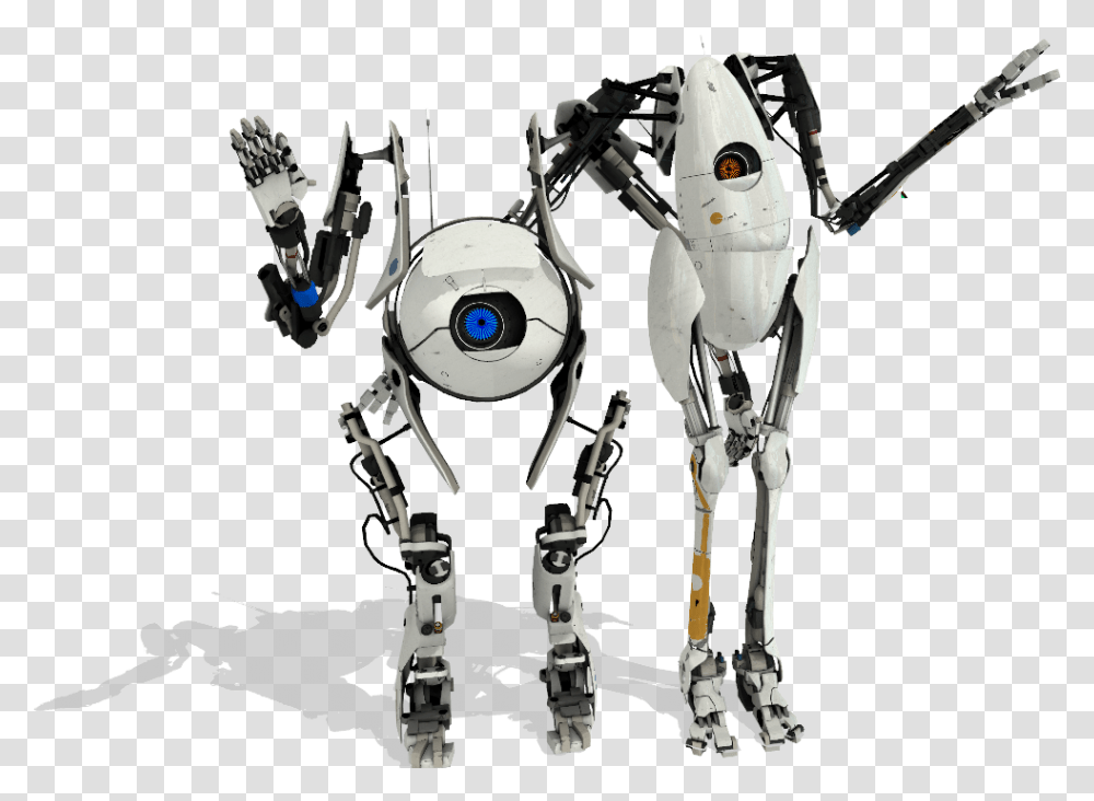 Portal 2 7 Image Portal 2, Robot, Toy Transparent Png