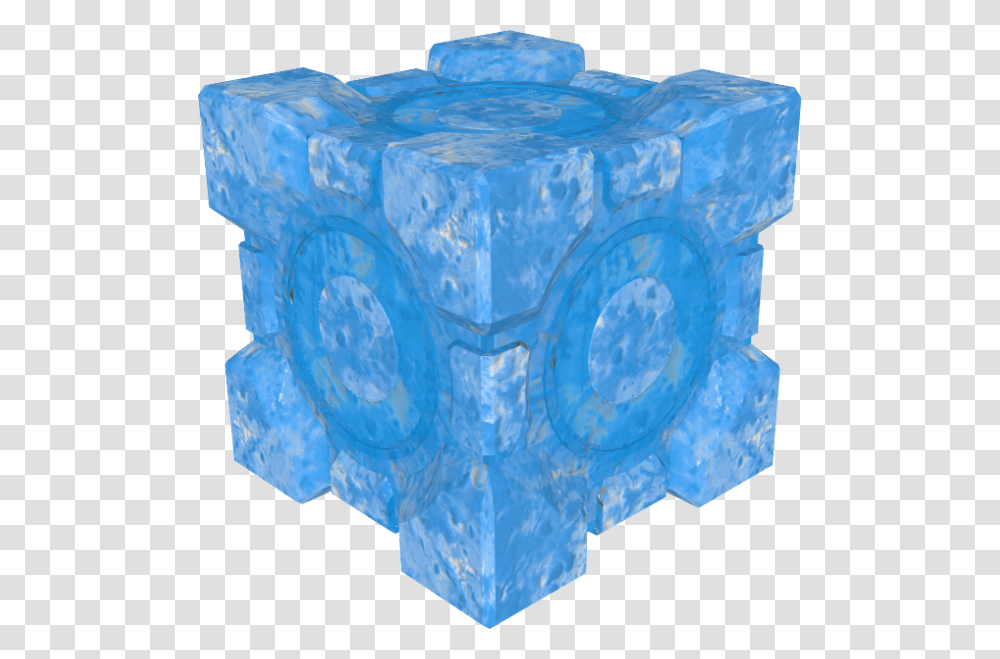 Portal 2 Gel Cube, Ice, Outdoors, Nature, Crystal Transparent Png