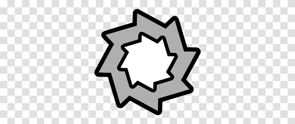 Portal Clipart Geometry Dash, Star Symbol, Recycling Symbol, Stencil Transparent Png