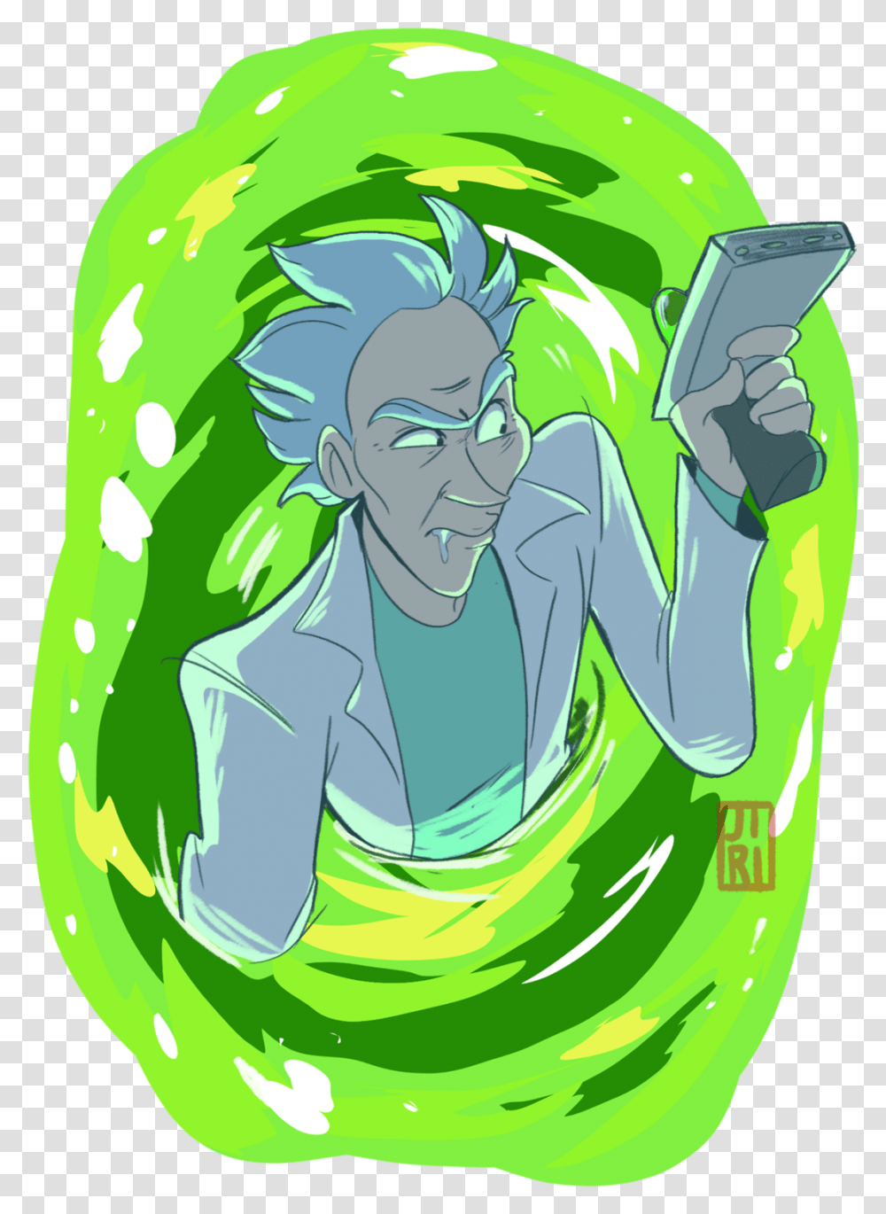 Portal From Rick And Morty, Green, Plant, Food, Vegetable Transparent Png