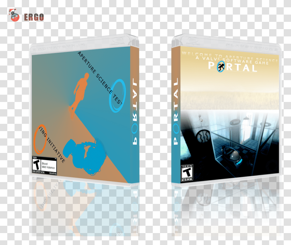 Portal Playstation 3 Box Art Cover By Ergo Horizontal, Mobile Phone, Electronics, Text, Monitor Transparent Png