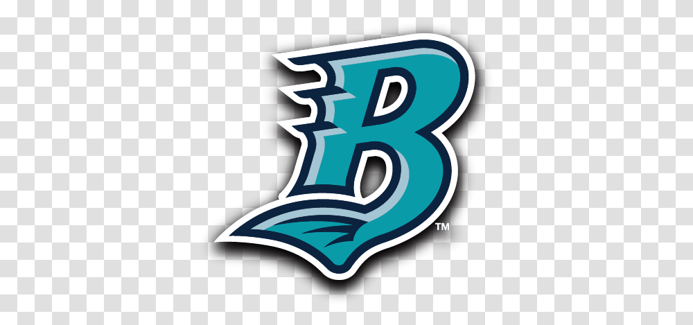 Portfolio Bridgeport Bluefish Football Logo Design Bridgeport Bluefish Logo, Text, Symbol, Trademark, Number Transparent Png