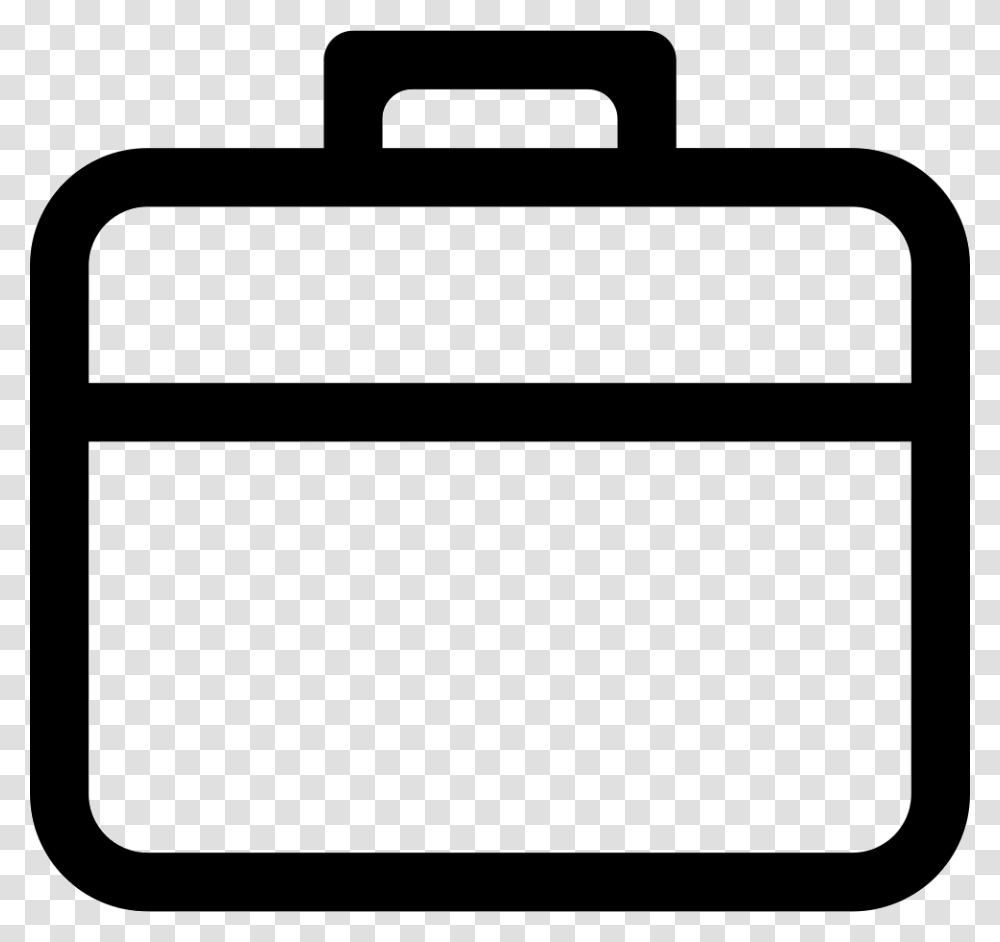 Portfolio Outline Icon Free Download, Briefcase, Bag, First Aid, Luggage Transparent Png