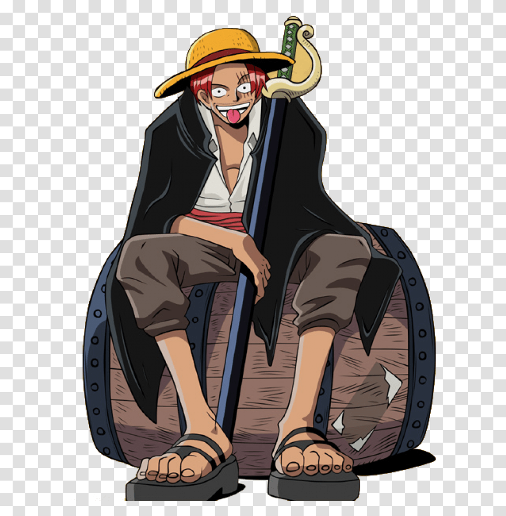 Portgas D Ace Shanks One Piece, Apparel, Hat, Person Transparent Png
