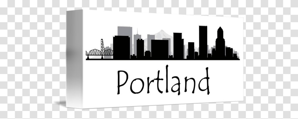 Portland Oregon Cityscape, Building, Urban, Architecture Transparent Png