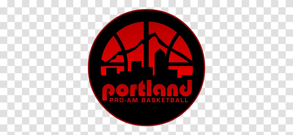 Portland Pro Am Basketball League Circle, Logo, Symbol, Text, Poster Transparent Png