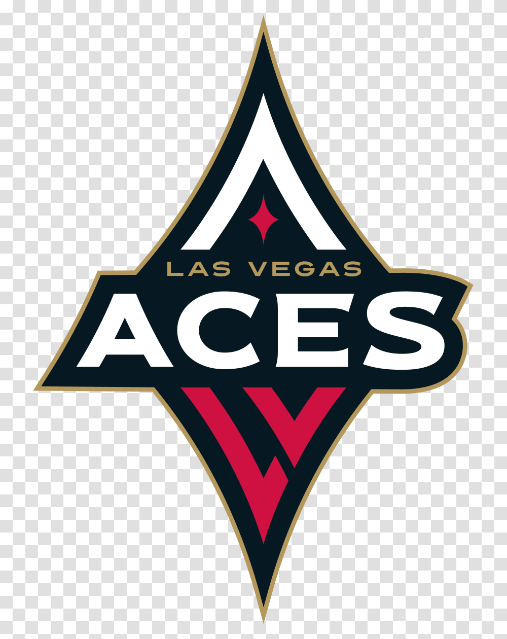 Portland Trail Blazers Las Vegas Aces Logo, Trademark, Emblem, Badge Transparent Png