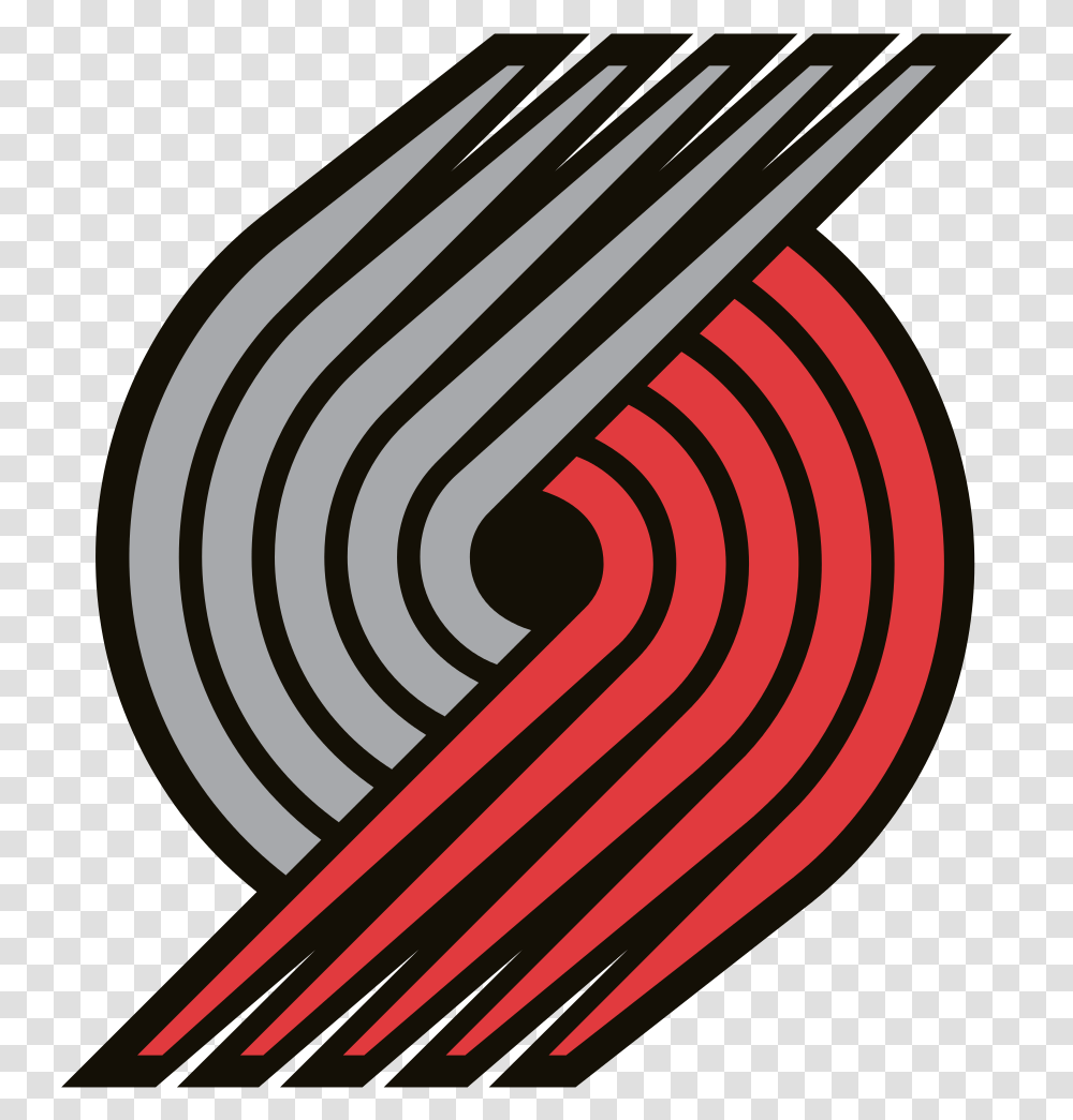 Portland Trail Blazers Store Trail Blazers Old Logo, Fork, Cutlery, Rug Transparent Png