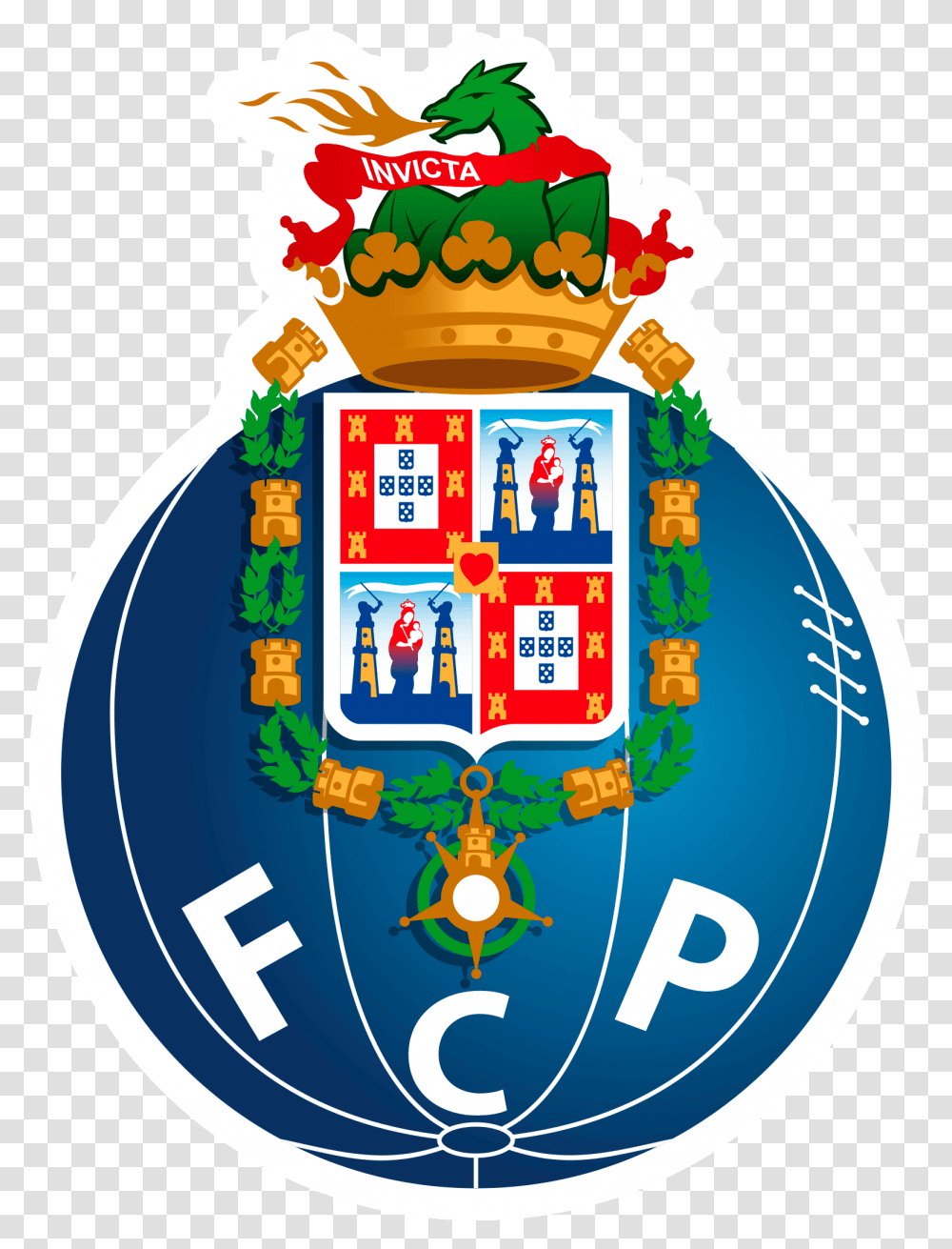 Porto Logo The Most Famous Brands And Company Logos In Fc Porto Logo, Symbol, Trademark, Emblem, Badge Transparent Png