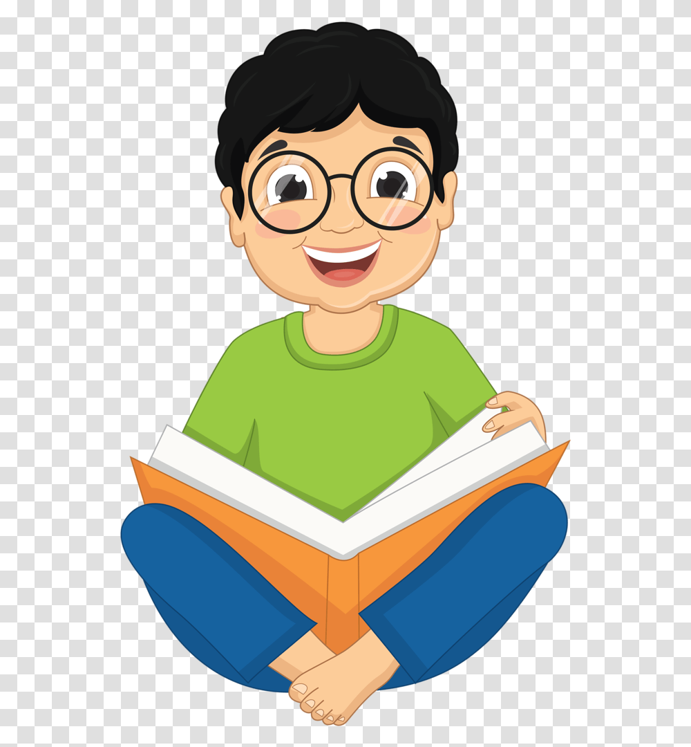 Portrait Clipart Random Person Student Reading A Book, Human, Toy, Photography Transparent Png
