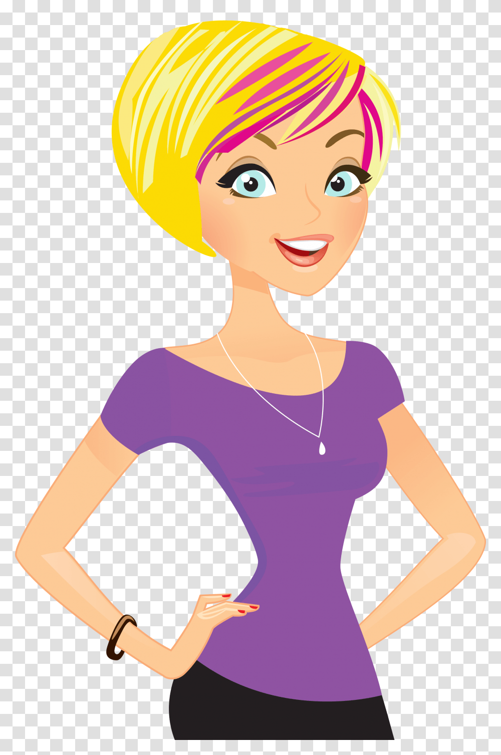 Portrait Of A Beautiful Girl Royalty Free Vector Clip Art Image, Female, Person, Label Transparent Png